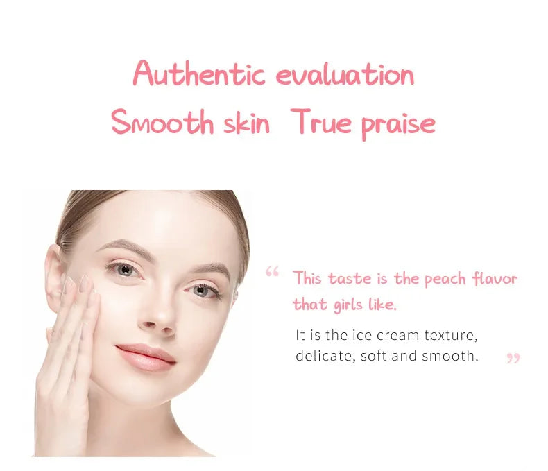 Fenyi Honey Peach Body Scrub Exfoliating Deep Clean Moisturizing Smooth Skin Remove Dead Skin Gentle Care for Face & Body