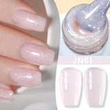 BORN PRETTY 83 Colors 10ml Jelly Nude Gel Nail Polish Autumn Amber Semi Transparent Manicure Soak off UV LED Nails Gel Varnish