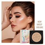 O'CHEAL Mushroom Cushion CC Cream Face Airy Coverage Long-lasting Moisturizing Waterproof Oil Control Concealer BB Cream Makeup
