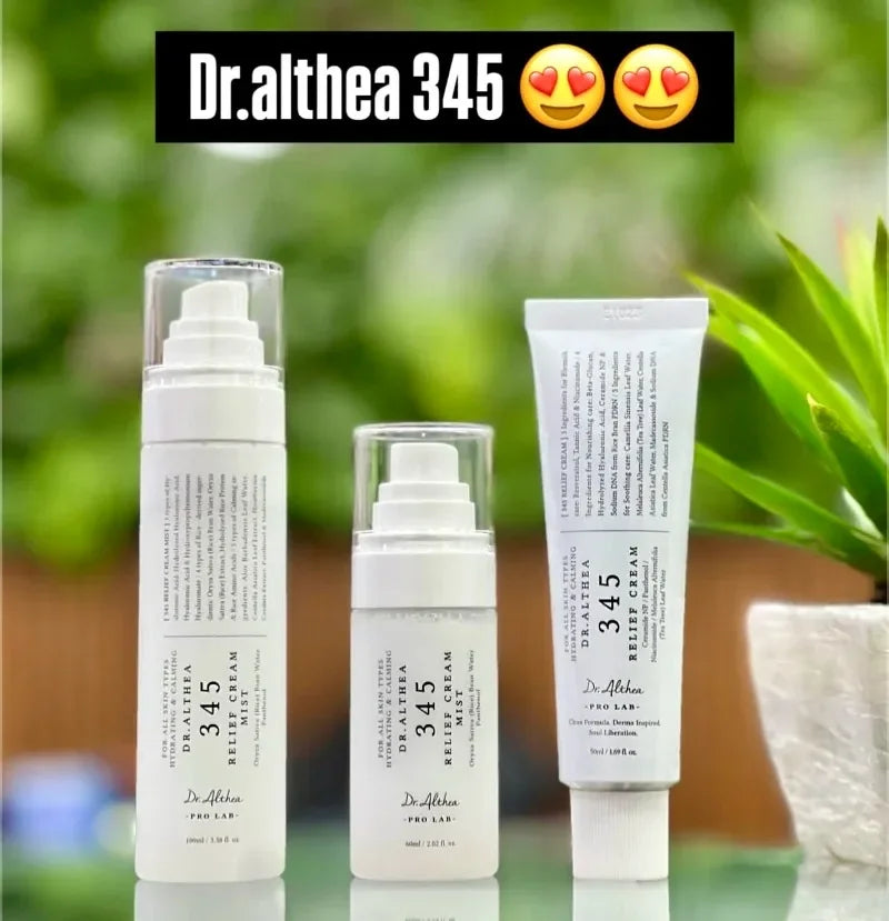 Original Dr.Althea 345 Relief Cream Mist 147 Antioxidant Whitening Cream Moisturizing Intensive Repair Original Essence Mist