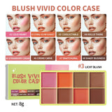 Eyebrow Cream Blush Curve Case Cream Cosmetics Highlighter Palette Matte Shimmer Finishes Shadow Tones Long-Lasting Cosmetics