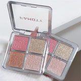 Four Color Glitter Highlighter Powder Palette Diamond High Gloss Shiny High Light Bronzers Face Body Brightening Makeup Cosmetic