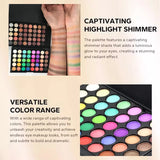 40 Colors Glitter Eyeshadow Palette Matte Waterproof Long Lasting Pressed Powder Cosmetics Kit Fashion Women Eye Makeup Palette