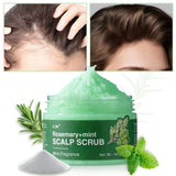 Hair Growth Spray,Scalp Scrub,Rosemary Scalp Exfoliator Scrub Shampoo,Hair Booster Serum,Strengthens Hair Roots,Helps Strengthen