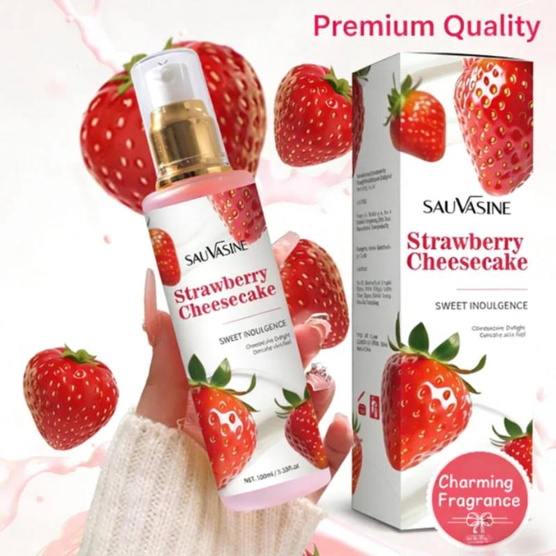 Strawberry Women's Perfume Clothing Spray Vitality Charm Coconut Body Milk Fragrance Spray Brand Sweet Charm Strawberry Perfume