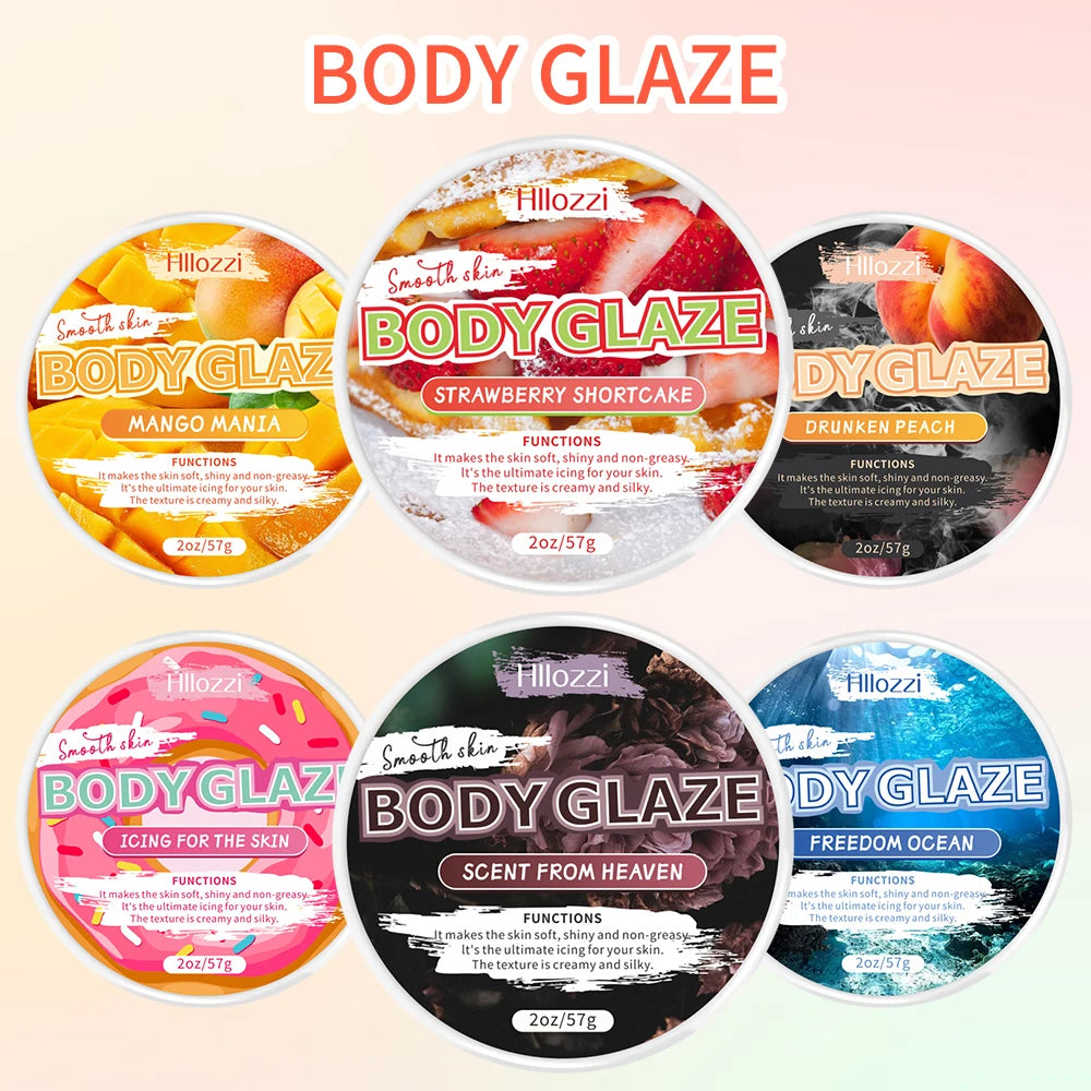 Body Glaze & Body Oil Combination Various flavors Non-greasy Hydrating and moisturizing Body Lotion Massag