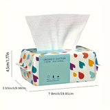 100/300PCS Disposable Thick 100% Cotton Face Towel Make Up Soft Removing Wipes Dry Cleanser Towelettes For Skin Care