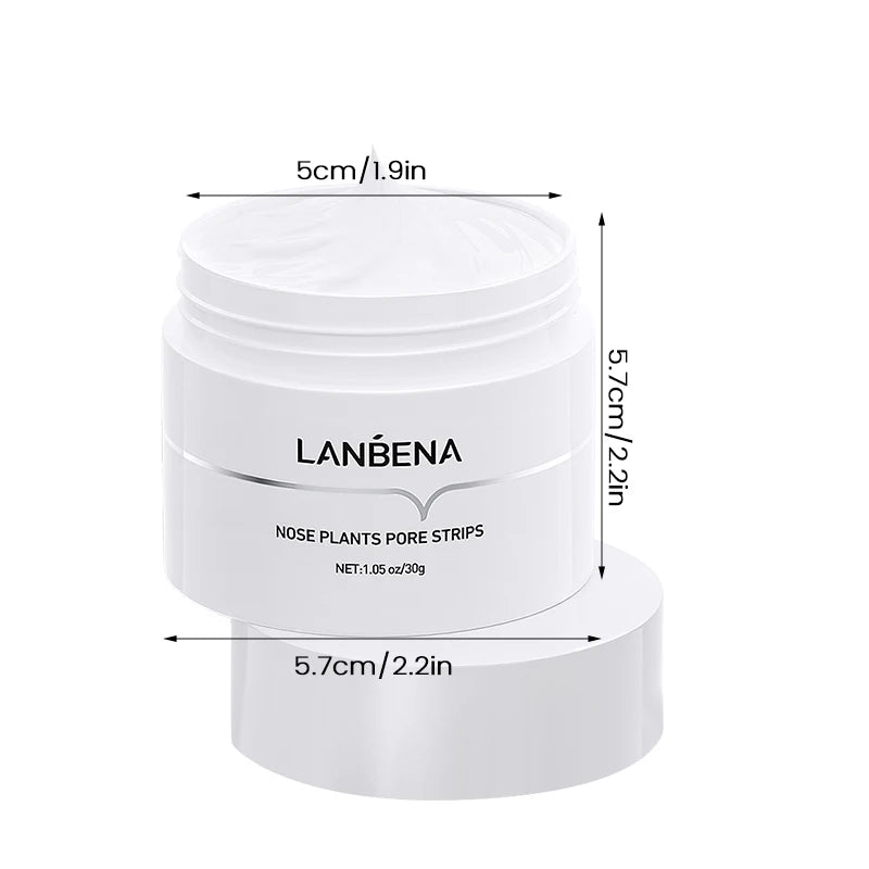 LANBENA Nose Blackhead Remove Mask  Pore Strip Peeling Mask Deep Cleansing Black Dot Remover Acne Patch Skin Care Peel Mask