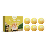 Bubble Bath Ball Flowers Scent Body Bathing Cleaning Relaxing Natural Herbal Essential Oil Anti Dry Cracking Foot Spa