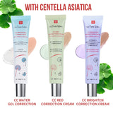 Centella Asiatica Brightening Concealer CC Cream Sunscreen Facial Pore Concealer Even Skin Tone Moisturizing Primer