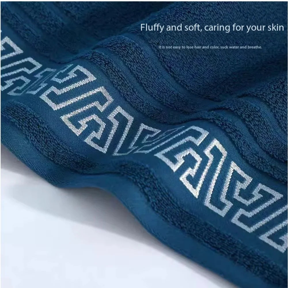 380g new pure cotton thick bath towel 70*140 soft absorbent no shedding colo