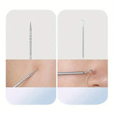 Optional 4Pcs 7Pcs 8Pcs Stainless Steel Skin Care Tool Set For Blackhead And Pimple Household Salon Grooming Accessory
