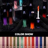 4pcs Matte Lipstick Set Waterproof Sexy Green Purple Black Lip Gloss Shiny Lip Tint Halloween Lip Makeup Tool Korean Cosmetics