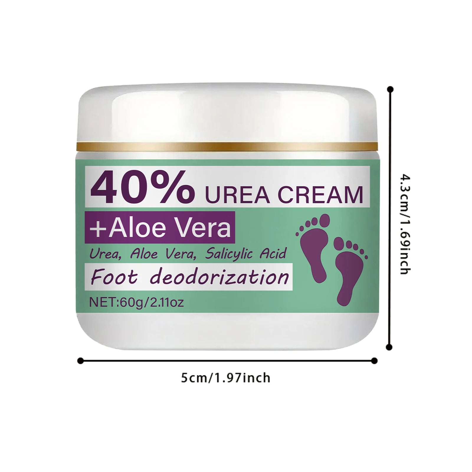 Foot Deodorant Cream - Powerful Odor Removal and Sweat Protection, Ergonomic Tube Design for Precise Application, Suitable for Daily Use and for Refreshing Your Feet Anytime