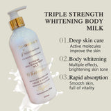 24K Gold Glutathione Whitening Body Lotion Moisturizing Brightening and Firming Body Cream