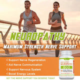 Neuropathy Support Supplement 600mg - Supports The Nervous System, Relieves Stress, Promotes Brain Function, and Boosts Energy