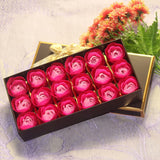New In 18pcs Scented Rose Flower Petal Bath Body Soap Wedding Party Artificial Flowers Daily Necessities Free Shipping Items