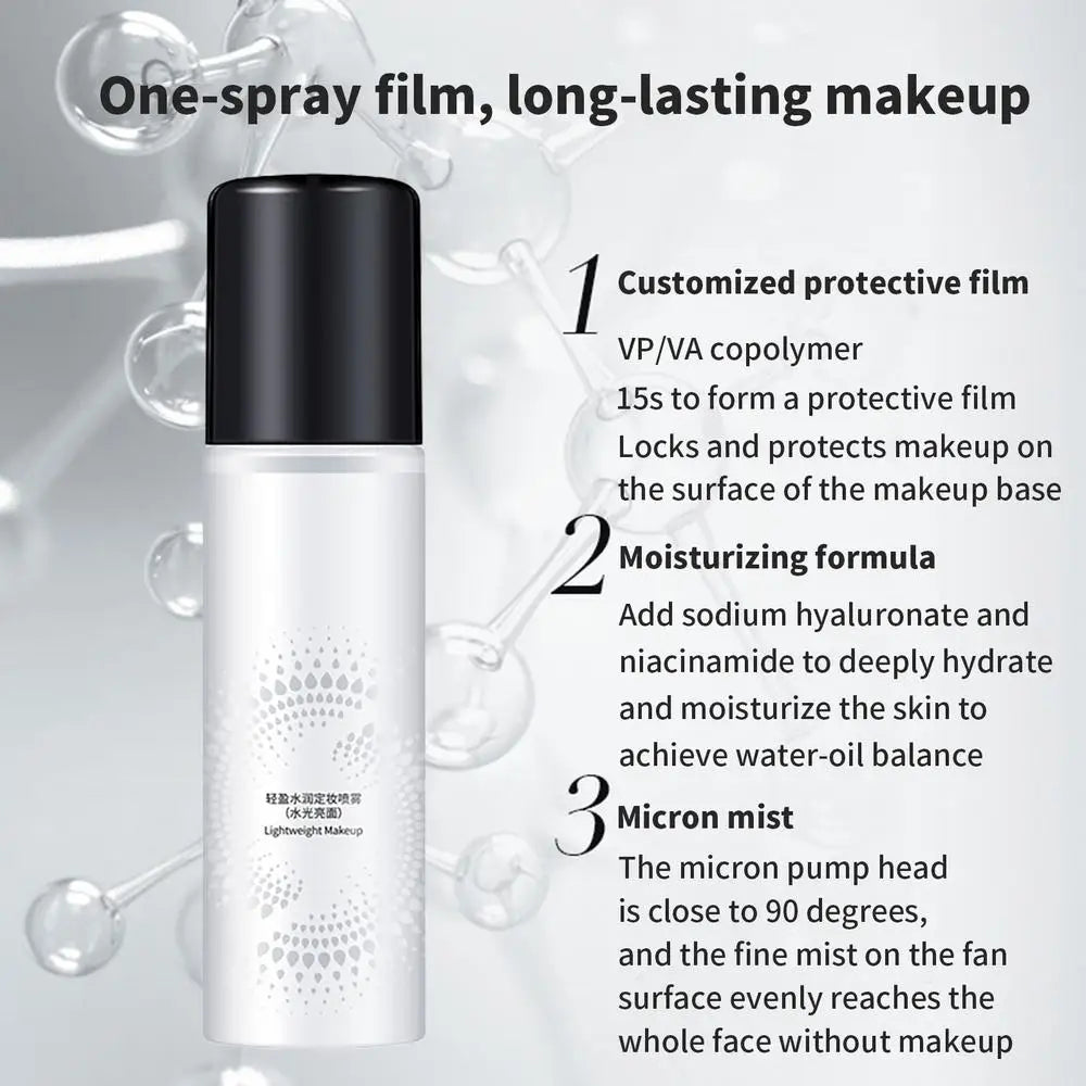 Facial Setting Spray 100ml Oil Control Setting Mist Spray For Women Natural Finish Setting Spray For Summer Makeup Cosmetics For