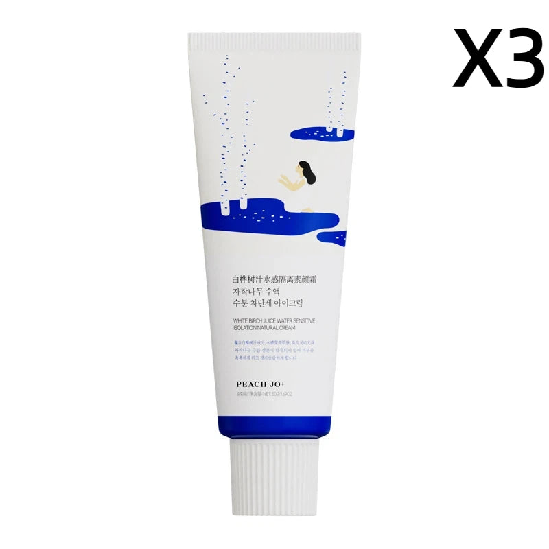 Birch Sap Primer Korean Hydrating Natural Makeup Effect Long-lasting Primer Refreshing Brighten All Skin Types Daily Face Cream