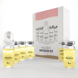 Korean Micro Molecule Anti-Aging Serum Kit, Collagen & Hyaluronic Acid, Anti-Wrinkle Firming Pore Minimizing Hydrating Skin Care