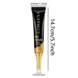 YUITIKUE Caffeine Eye Cream 20g - Fast-Acting Firming & Lifting, Energizes Eye Area, Day & Night Use, Reduces Puffiness