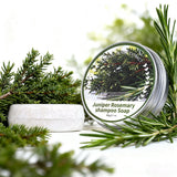 Natural Plant Extract Juniper Rosemary Essence Solid Hair Care Soap Bar Moisturizing Oil Control Shampoo 60g