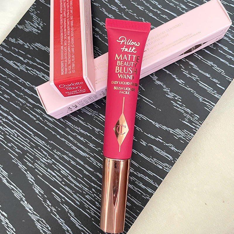 Charlotte Tilbury CT Blush Set Blush Liquid Blush Cushion Pen Two-color Highlights Solid Lip Gloss Natural Smooth and Not Sticky