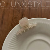 3.5cm Small Hairclaw Acetate Hair Crabs for Girls Cute Heart Shaped Hairclips Women Hair Accessories Hair Pins and Clips