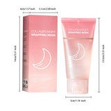 Hydrating Face Mask  Reduces Sagging Collagen Overnight Firming Mask for Elasticity Dullness Wrapping Peel-Off Mask Skincare