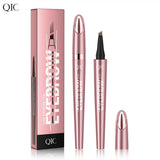 Four Claw Liquid Eyebrow Pen Waterproof Sweatproof Long Lasting 3D Wild Brow Microblading Makeup for Beginners