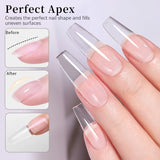 UR SUGAR 6 IN 1 Extension Nail Gel 15ML Clear Quick Builder Nail Gel Semi Permanent Self-leveling UV Construction Gel Soak Off