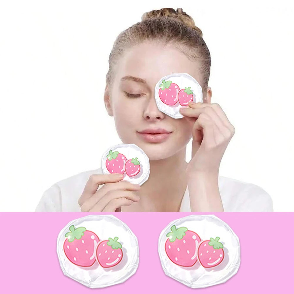 Gel Ice Pack Reusable Cooling Eye Pads and Under Eye Patches,Eye Hot Cold Treatment Pack for Redness,Pain Relief and Eye Relax