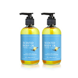 1-5pcs Stress Relief Body Oil with Vanilla - Deeply Moisturizes & Soothes Muscles, Herbal Formula for Relaxing Bath & Massage.