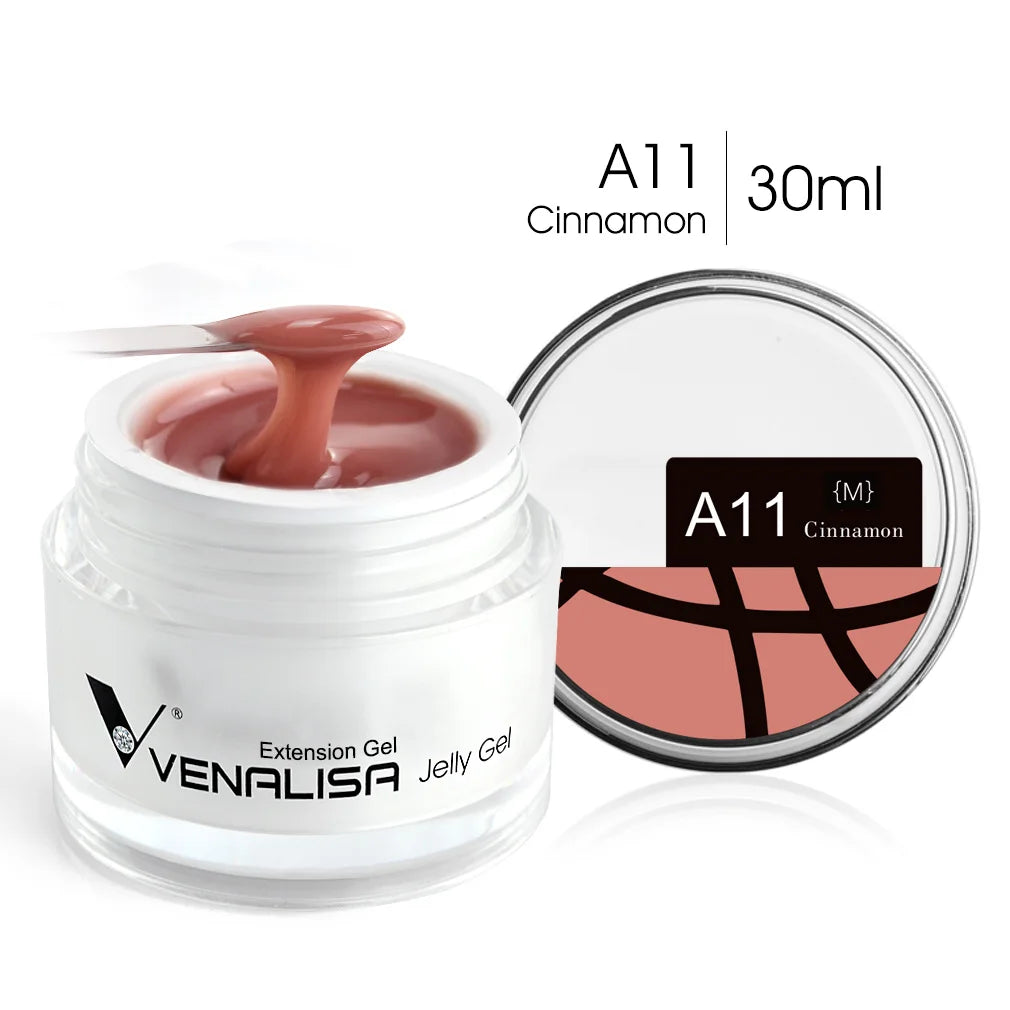 VENALISA Clear Color Extension Gel Pearl Glittle Gel Canni Supply Camouflage Fasting Jelly Nail Gel Self Leveling Acrylic Gel
