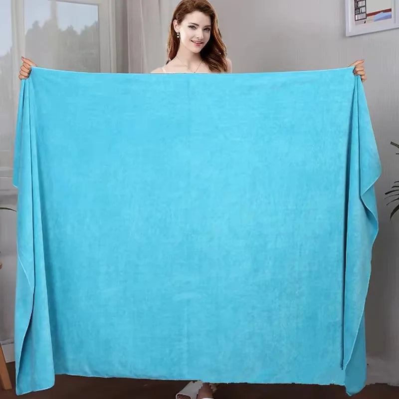 A big towel Beauty salon massage towel home adult towels soft double-sided absorbent non-linting quick-drying barber shop towel