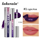 Peel Off Lip Stain Reveal Long Lasting Waterproof Pink Lip Tint Transfer Proof Non-stick Cup Natural Lip Stain Women's Cosmetics