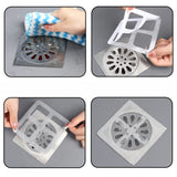 10pcs Disposable Shower Drain Hair Catcher Mesh Shower Drain Covers Floor Sink Strainer Filter Hair Stopper For Bathroom Kitchen