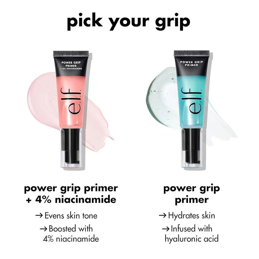 e.l.f Power Grip Primer Gel Hyaluronzuur Niacinamide Verhelderend Zuur Hydraterend Langdurig Hydraterend Draag Make-up Cosmetica
