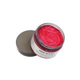 Mofajang Color Hair Wax Dye Styling Pomade Silver Grandma Grey Disposable Natural  Strong Gel Cream   for Women Men