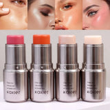 Waterproof Brighten Face Highlighter Blush Stick Makeup Glitter Corrector Contour Illuminator Shimmer Rouge Stick Cream Cosmetic