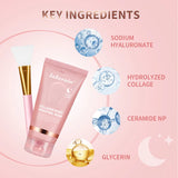 Collagen Overnight Wrapping Peel Off Facial Mask Moisturizing Reduce Fines Lines Dryness Hydration Brightening Korean Skin Care
