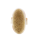 Skin Body Brush Natural Pig Bristles Dry Skin Exfoliating Body Massage Cleaning SPA Tool For Cellulite Lymphatic Drainag