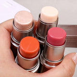 Waterproof Brighten Face Highlighter Blush Stick Makeup Glitter Corrector Contour Illuminator Shimmer Rouge Stick Cream Cosmetic