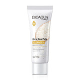 BIOAQUA Rice Raw Pulp Facial Cleanser Face Wash Foam skincare Moisturizing Skin Brightening Rejuvenation Face Cleanser Skin Care