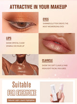 4Color Face Liquid Highlighter Bronzer Contouring Highlight Fluid Makeup Face Shimmer Shine High Lighter Iluminador Maquillaje