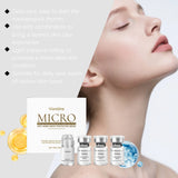 Hexapeptide Collagen Microneedle Serum Set Hydrating Facial Roller Beauty Device Pro Home Beauty Care Kit Glowing Skincare