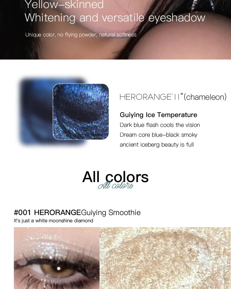 Metallic Glitter Pearlescent Eyeshadow Cream Chameleon Sparkling Mashed Potato EyeShadow Shimmer Brightening Highlighter