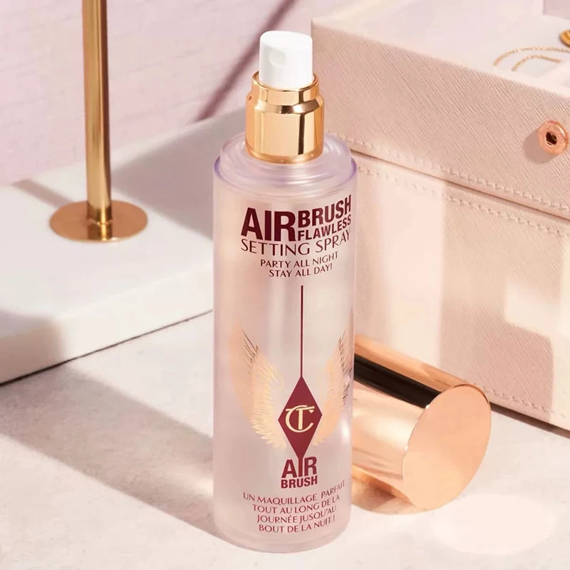 Fashion Makeup Spray Powder Makeup High Gloss Holding Facial Details Brighten Tender Skin Suitable for All Skin Types Cosmetics