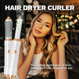UKLISS Airstyler Pro 5 in 1 Hair Dryer Set, Hot Air Curling Brush, Straightener, Thermal Brush