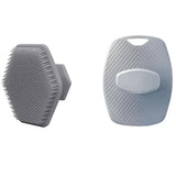 Exfoliating Silicone Brush Cleanser No Slip Handle Body Scrubber Cleans and Massages Skin Bathroom Accessories Bath Brush